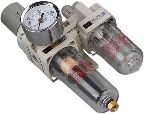 فاصل زيت مائي هوائي مكون من قطعتين AC4010-04D معالج مصدر الهواء الأبيض in Saudi Arabia