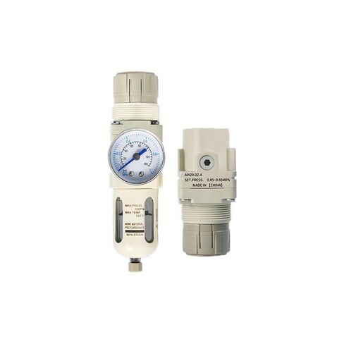 AR20 1/4 Air Compressor Oil Water Separator Filter Regulator AW20-AR20-30-02-03 B G C BG-A AW20-02G-A Pressure Reducing Valve(Khaki) in Kuwait