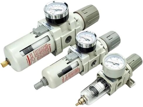 AW2000 AW3000 AW4000 Pneumatic Filter Regulator Air Handling Pneumatic Valve Pressure Reducing Valves(AW2000-02 Copper,Manual drainage) in Kuwait