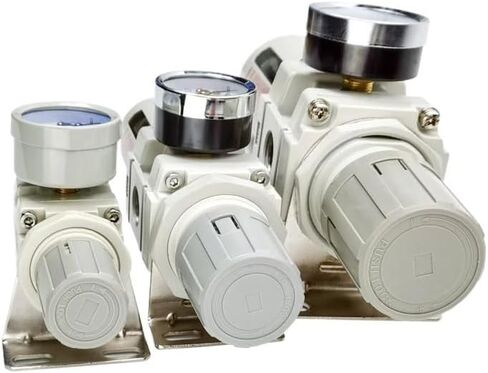 AW2000 AW3000 AW4000 Pneumatic Filter Regulator Air Handling Pneumatic Valve Pressure Reducing Valves(AW2000-02 Copper,Manual drainage) in Kuwait