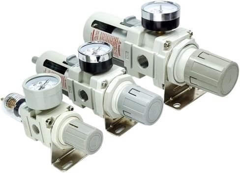 AW2000 AW3000 AW4000 Pneumatic Filter Regulator Air Handling Pneumatic Valve Pressure Reducing Valves(AW2000-02 Copper,Manual drainage) in Kuwait
