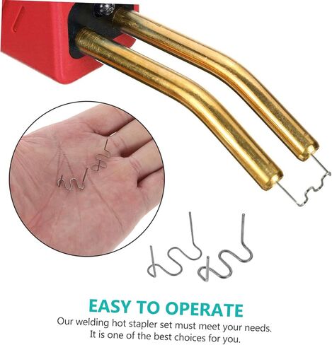 Doitool 400pcs Car Pumper Relding Rods Staples Hote Staples لإصلاح السيارات لترابط منطقة متشققة قوية in Saudi Arabia