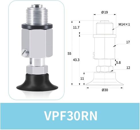 Manipulator Vacuum Sucker Set VPF-2/3/4/6/8/10/15/20/22 in Saudi Arabia