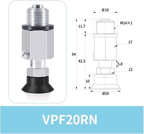 Manipulator Vacuum Sucker Set VPF-2/3/4/6/8/10/15/20/22 in Saudi Arabia