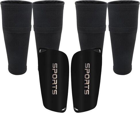 Kids Youth Soccer Shin Guards with Sleeves Slip in Soccer Shin Pads for Boys Girls Ages 3–15 Protective Gear for Football & Training 3Set in Saudi Arabia