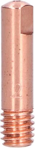 20Pcs Welding Tips and Nozzles for CO2 Gun Power Tool Parts Accessories Made of Copper with 15AKx1.2 Specification in Saudi Arabia