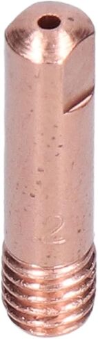 20Pcs Welding Tips and Nozzles for CO2 Gun Power Tool Parts Accessories Made of Copper with 15AKx1.2 Specification in Saudi Arabia