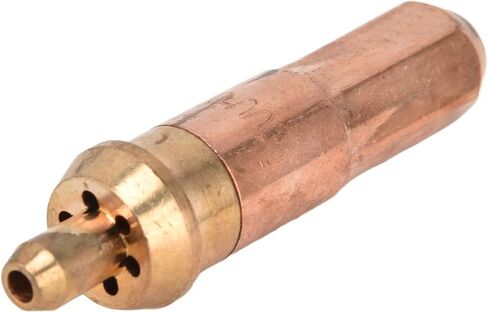 5Pcs Acetylene Cutting Tips Brass Copper Welding Nozzles for Acetylene Cutting Torches Applicable to Acetylene and Oxygen with 200 250mm Cutting Thickness 73mm Length in Saudi Arabia