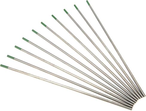 10pcs tig tungsten electrode wp tip green tip exerles accessories 2.4 × 150mm لللحام سبائك الألومنيوم الفولاذ المقاوم للصدأ اللحام in Saudi Arabia
