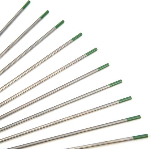 10pcs tig tungsten electrode wp tip green tip exerles accessories 2.4 × 150mm لللحام سبائك الألومنيوم الفولاذ المقاوم للصدأ اللحام in Saudi Arabia
