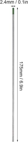 10pcs tig tungsten القطب الأخضر نصيحة الإبر ملحقات لحام لمنتجات سبيكة الألومنيوم الفولاذ المقاوم للصدأ in Saudi Arabia