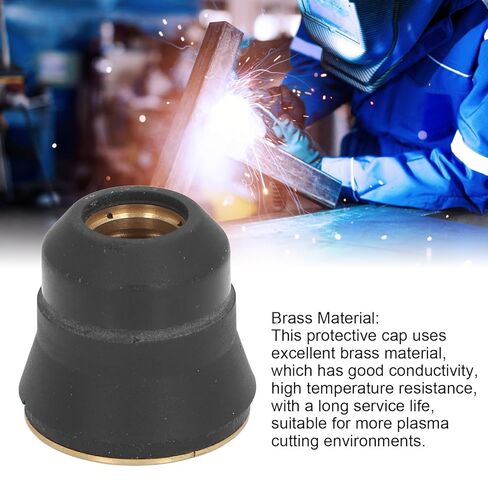 3 Pieces Accessories Tip Protective Cover Spacer Standoff and Swirl Ring for PT60 and IPT65 Cutting Torch High Quality Brass Material Durable and Easy in Kuwait