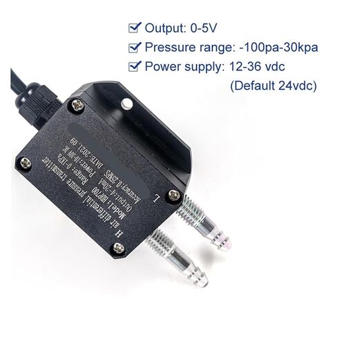 مستشعر الضغط 4-20MA مستشعر الضغط التفاضلي هواء RS485 سلبي مروحة مروحة خط أنابيب خط أنابيب (0-10KPa 0-10V) in Kuwait