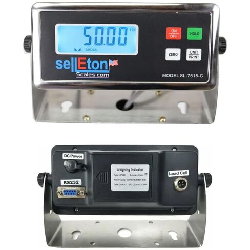 SellEton SL-700-2x3 | 24" x 36" (2x3) Multi-Pack Floor Scales with Indicator, Industrial and Warehouse Uses | 5X Multi-Pack in Red | 10,000 lb x 1 lb in Kuwait