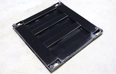 SELLETON SL-700-2X3 | 24 "× 36" (2 × 3) مقاييس أرضية متعددة الحزم مع مؤشر ، والاستخدامات الصناعية والمستودعات تستخدم | 10x حزمة متعددة باللون الأسود | 1000 رطل × 0.2 رطل in Saudi Arabia