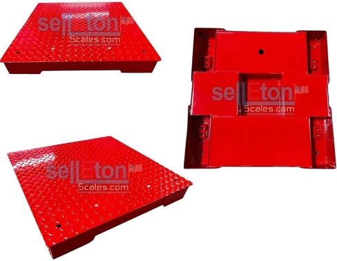 SELLETON SL-700-2X3 | 24 "× 36" (2 × 3) مقاييس أرضية متعددة الحزم مع مؤشر ، والاستخدامات الصناعية والمستودعات تستخدم | 10x حزمة متعددة باللون الأحمر | 30،000 رطل × 5 رطل in Saudi Arabia