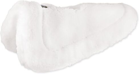 Dura-Tech Fleece & Memory Foam Half Pad with Wither Relief | Enhanced Shock Absorption | Promotes Back Comfort | Wither Relief Design | Suitable for Hard-to-Fit Horses | Sweat-Wicking Quilted Cotton in Saudi Arabia