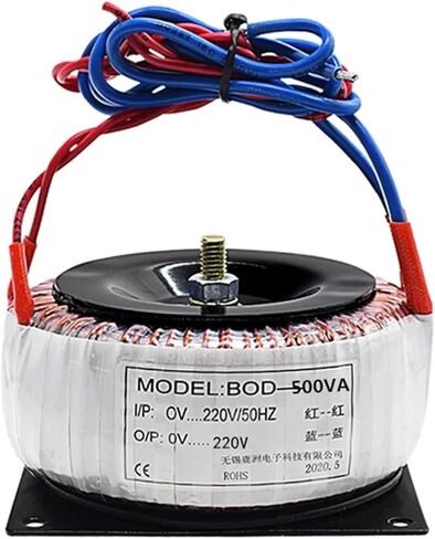 Toroidal Transformer Safety Isolation 500W 220 to 220V to 220v 1 to 1 Anti-Interference and Voltage-Resistant Full Copper Wire in Saudi Arabia