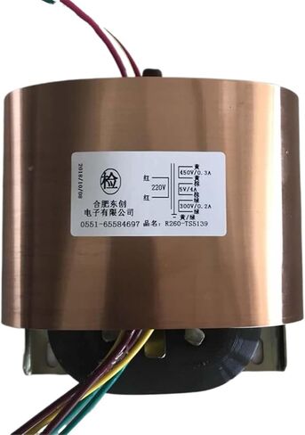 Pure Copper Coil R260 Output 450V0.3A+5V4A+300V0.2A Power Transformer Without Vibration in Saudi Arabia