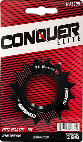 Conquer Elite Fixed Gear Cog, Fixie Bike Cog, One Speed Bicycle Wheel Cog, Single Speed Cog, Variety of Teeth Size (14T, 15T, 16T, 17T, 18T) in Saudi Arabia