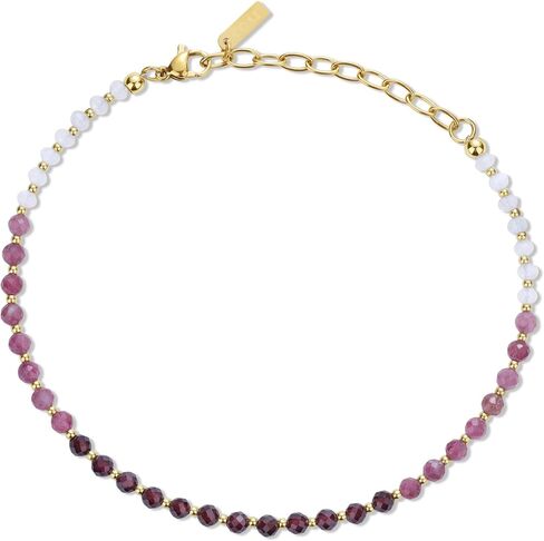 COAI Waterproof Anklet for Women, Women's Gradient Crystal Beaded Anklet in Saudi Arabia