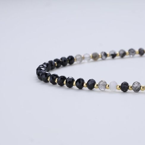 COAI Waterproof Anklet for Women, Women's Gradient Crystal Beaded Anklet in Saudi Arabia
