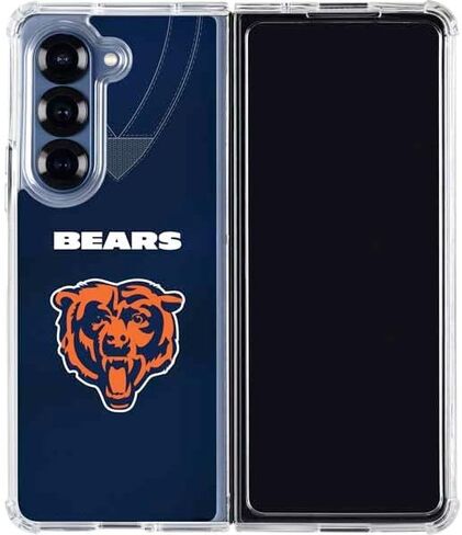 Skinit Clear Phone Case متوافق مع Galaxy Z Fold6 - تصميم فريق Jersey Team NFL المرخص رسميًا in Saudi Arabia