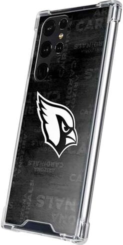 Skinit Clear Phone Case Compatible with Galaxy S24 Ultra - Officially Licensed NFL Arizona Cardinals Black & White Design in Saudi Arabia