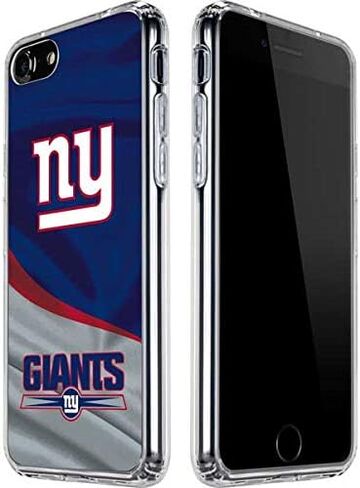 Skinit Clear Phone Case متوافقة مع iPhone SE (2nd & 3rd Gen) - تصميم عمالقة NFL NFL المرخص رسميًا in Saudi Arabia