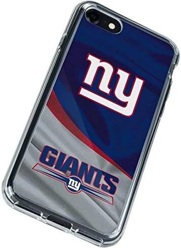 Skinit Clear Phone Case متوافقة مع iPhone SE (2nd & 3rd Gen) - تصميم عمالقة NFL NFL المرخص رسميًا in Saudi Arabia