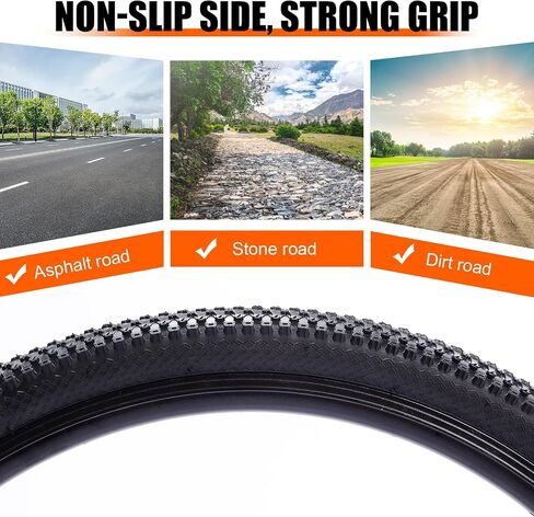 WEEROCK MTB BIKE TYRE حزمة 24/26/27.5/29 بوصة الإطارات قابلة للطي باستبدال إطار 24 x1.95/26 x 1.95/27.5 × 1.95/29 × 2.1 إطارات الدراجات الجبلية in Kuwait