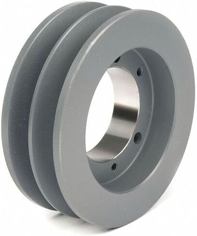 2AK49H Bushed Solid Sheave Pulley with 4.9" OD Double Groove Pulley 2AK49H for V-Belts Size 4L, A, AX, in Saudi Arabia