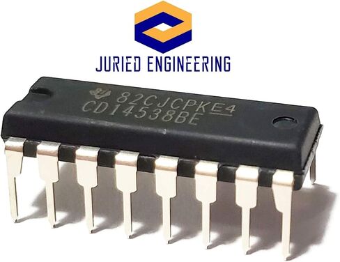 CD14538BE CD14538B CD14538 CMOS Dual Precision Monostable Multivibrator Breadboard-Friendly IC DIP-16 (1 Piece) in Saudi Arabia