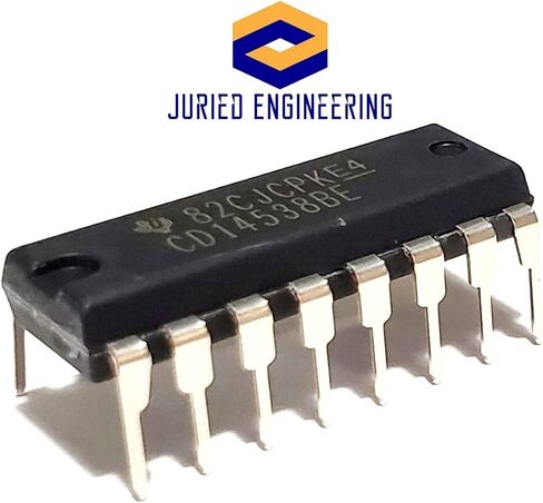 CD14538BE CD14538B CD14538 CMOS Dual Precision Monostable Multivibrator Breadboard-Friendly IC DIP-16 (1 Piece) in Saudi Arabia