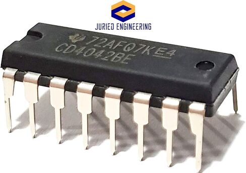 CD4042BE CD4042 CD4042 CMOS Quad Clocked 'D' Latch Breadboard-Friendly IC DIP-16 (Pack of 20) in Saudi Arabia