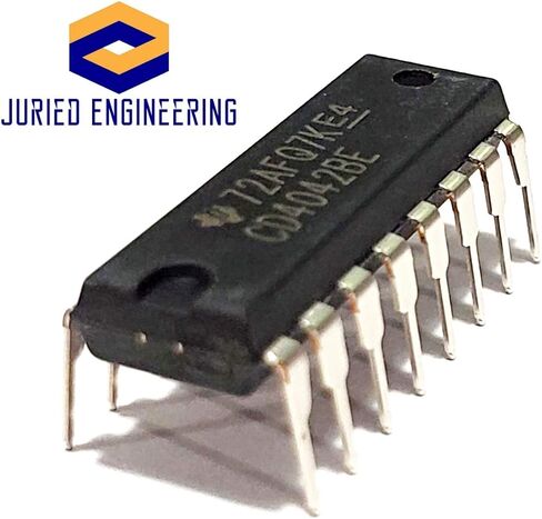 CD4042BE CD4042 CD4042 CMOS Quad Clocked 'D' Latch Breadboard-Friendly IC DIP-16 (Pack of 20) in Saudi Arabia