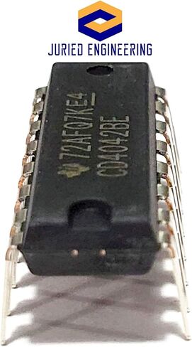 CD4042BE CD4042 CD4042 CMOS Quad Clocked 'D' Latch Breadboard-Friendly IC DIP-16 (Pack of 20) in Saudi Arabia