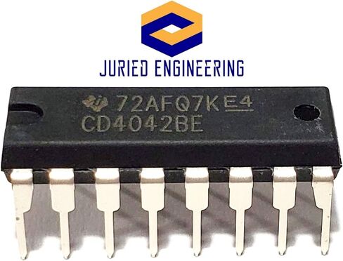 CD4042BE CD4042 CD4042 CMOS Quad Clocked 'D' Latch Breadboard-Friendly IC DIP-16 (Pack of 20) in Saudi Arabia