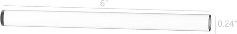 FixtureDisplays® 6mm (Nominal 1/4") Diameter X 6" Long Acrylic Rod Plexiglass Stick Clear Lucite Transparent Dowel Rods for DIY Crafts 10129-6"-4PK-NPF in Saudi Arabia