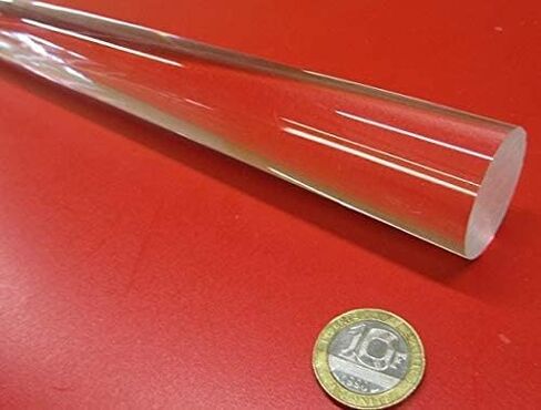 قضيب مستدير مقذوف الأكريليك 1.25 "(1-1/4") قطر × 6 قدم بطول 1 جهاز كمبيوتر in Saudi Arabia