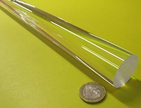 قضيب مستدير مقذوف الأكريليك 1.25 "(1-1/4") قطر × 6 قدم بطول 1 جهاز كمبيوتر in Saudi Arabia