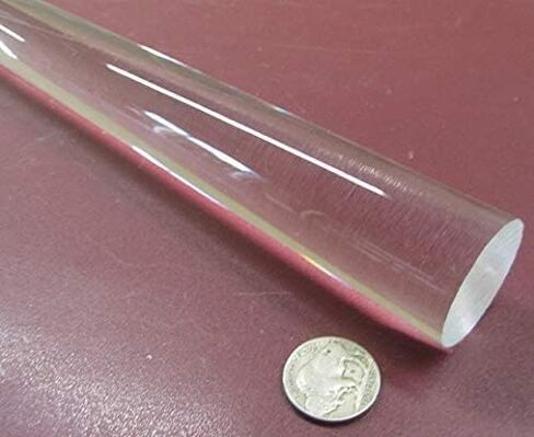 قضيب مستدير مقذوف الأكريليك 1.25 "(1-1/4") قطر × 6 قدم بطول 1 جهاز كمبيوتر in Saudi Arabia