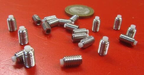 18-8 Stainless Steel Nylon Tip Set Screw 10-32 x .312" Thread Length 20 pcs in Saudi Arabia
