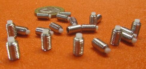 18-8 Stainless Steel Nylon Tip Set Screw 10-32 x .312" Thread Length 20 pcs in Saudi Arabia