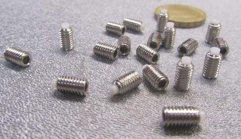 18-8 Stainless Steel Nylon Tip Set Screw 10-32 x .312" Thread Length 20 pcs in Saudi Arabia