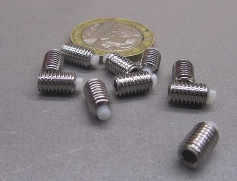 18-8 Stainless Steel Nylon Tip Set Screw 10-32 x .312" Thread Length 20 pcs in Saudi Arabia