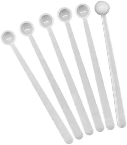 0.15ml Micro Plastic Measuring Scoop - 100pcs Lab Measuring Spoon for Powder and Liquid in Saudi Arabia