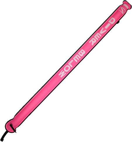 Scuba Choice Scuba Diving 4' Surface Marker Signal Tube with Plastic Clip, Orange in Kuwait