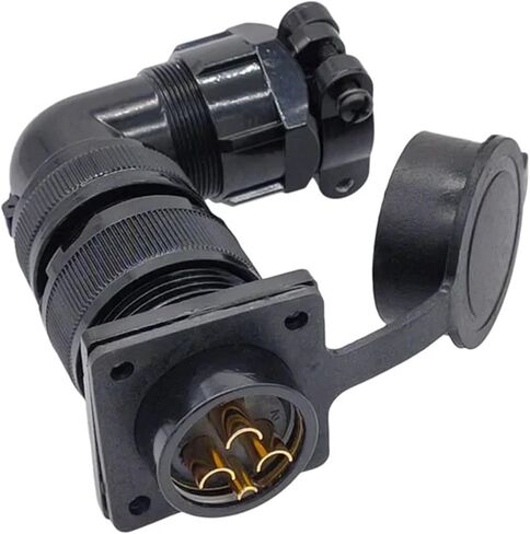 YD28 موصل YD28-15 Servo Motor Socket YD28K4T 4PIN 15PIN 1PCS (مقبس دبوس أسود -4) in Saudi Arabia