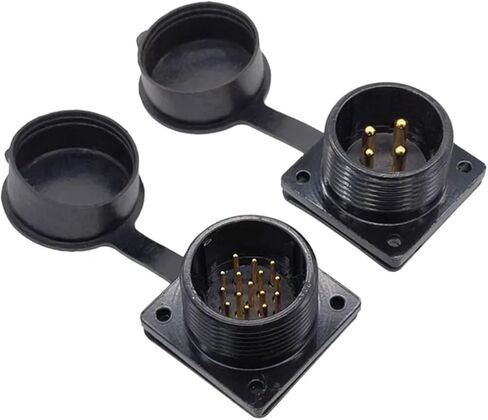 YD28 موصل YD28-15 Servo Motor Socket YD28K4T 4PIN 15PIN 1PCS (مقبس دبوس أسود -4) in Saudi Arabia